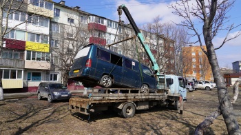 Разукомплектованного транспорта на улицах города становится меньше