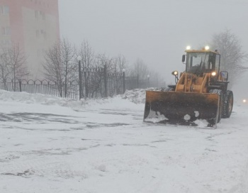 На краевую столицу оказывает воздействие мощный циклон