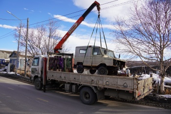 Уборка автохлама возобновилась в краевой столице с началом нового года