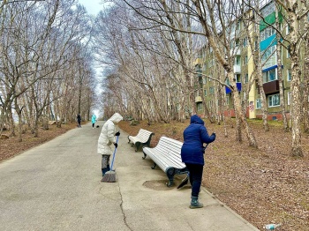 Очередная комплексная весенняя уборка состоялась в Петропавловске-Камчатском